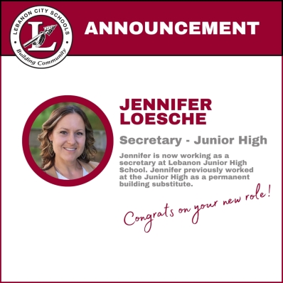 Warrior Welcome - Jennifer Loesche - JH Secretary